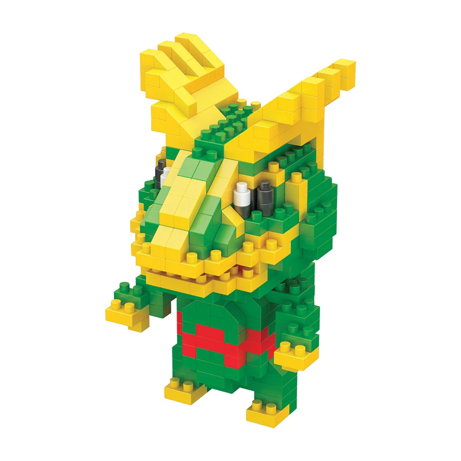 34 New Style Pokémon Mini Building Blocks Cartoon Pikachu Animal Model Educational Game Graphic Pokémon Toy