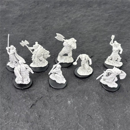 Pathfinder Board Game Dungeons Miniatures Male Elf Human Fighter Dwarf Barbarian Rust Monster Half Orc Role Playing Figures