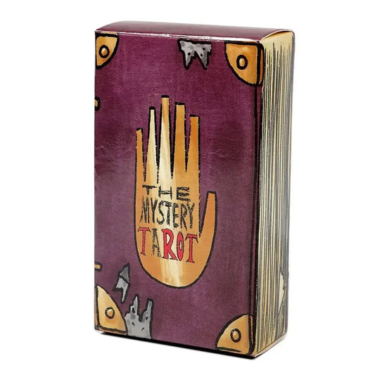 Mystery Tarot Cards a 78 Deck Gravity Falls Inspired 78 Card Deck English Version Witchy Beginner Tarot Board Games