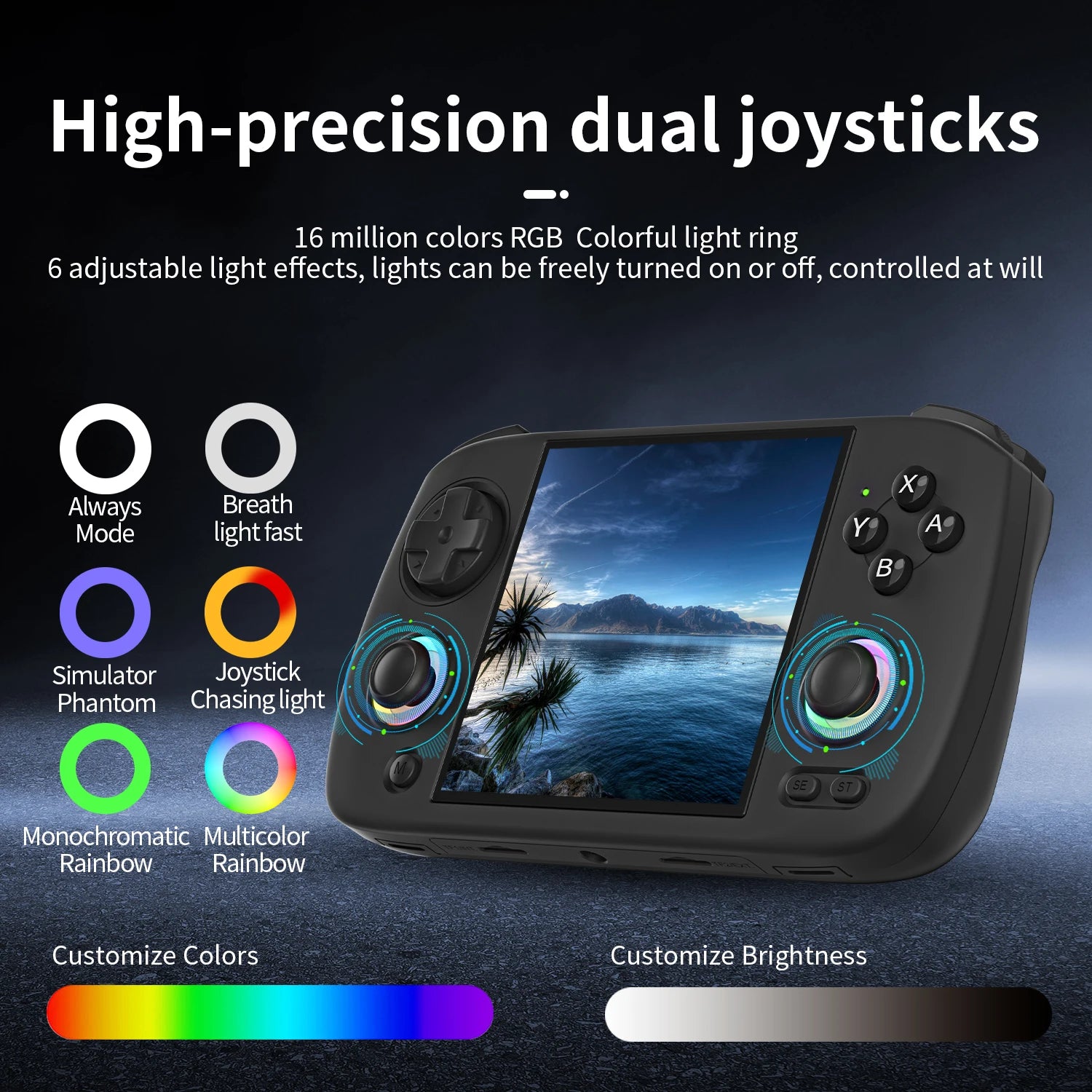 RG Cubexx Retro Handheld Game Console 3.95 Inch IPS Screen Linux System Built-In 64G TF Card 5056 Games Support HD Out