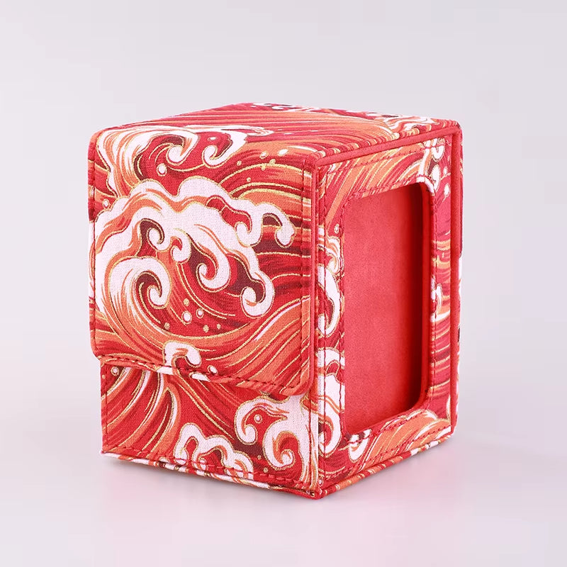 120+ Trading Card Deck Box with Display Window MTG PTCG TCG Board Games Collectible Card Cases YGO Magnetic Organiser Case Gift