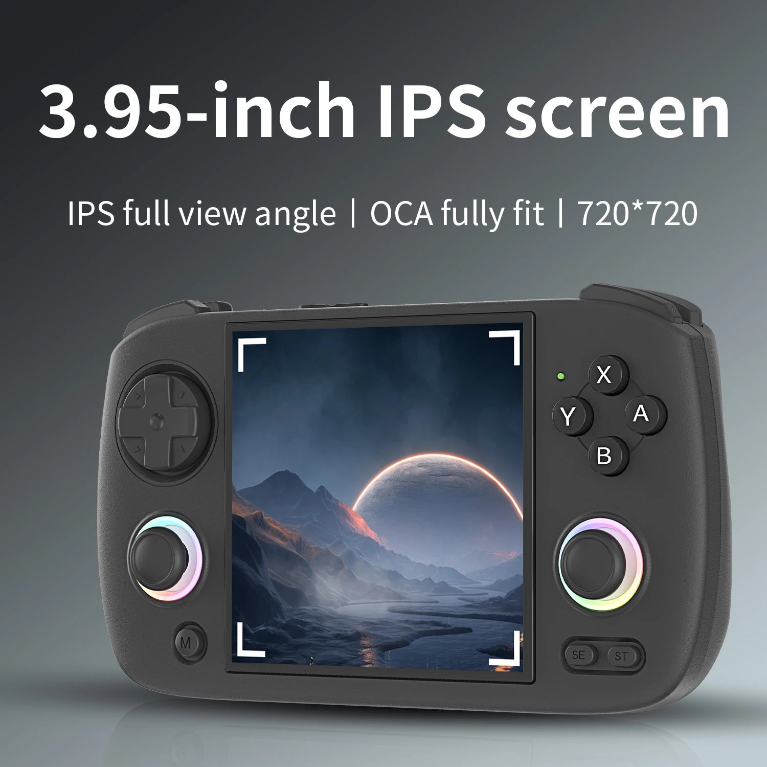 RG Cubexx Retro Handheld Game Console 3.95 Inch IPS Screen Linux System Built-In 64G TF Card 5056 Games Support HD Out