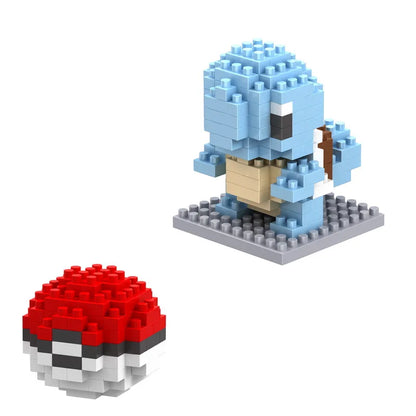 34 New Style Pokémon Mini Building Blocks Cartoon Pikachu Animal Model Educational Game Graphic Pokémon Toy