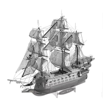 Flying Dutchman 3D Metal Puzzle Model Kits DIY Laser Cut Puzzles Jigsaw Toy for Children