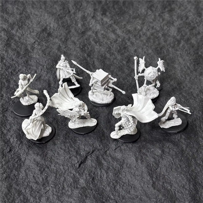 Pathfinder Board Game Dungeons Miniatures Male Elf Human Fighter Dwarf Barbarian Rust Monster Half Orc Role Playing Figures