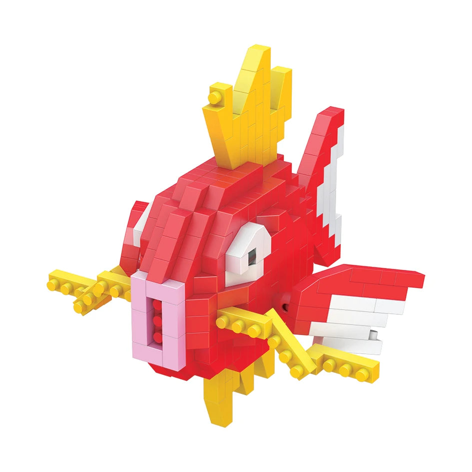 34 New Style Pokémon Mini Building Blocks Cartoon Pikachu Animal Model Educational Game Graphic Pokémon Toy
