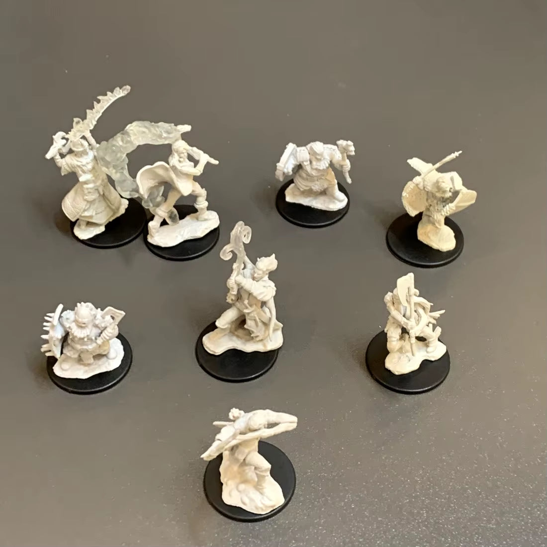 Pathfinder Board Game Dungeons Miniatures Male Elf Human Fighter Dwarf Barbarian Rust Monster Half Orc Role Playing Figures