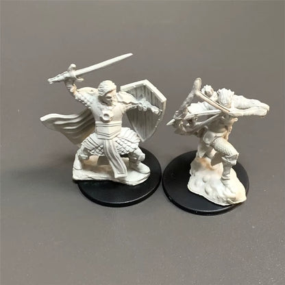 Pathfinder Board Game Dungeons Miniatures Male Elf Human Fighter Dwarf Barbarian Rust Monster Half Orc Role Playing Figures