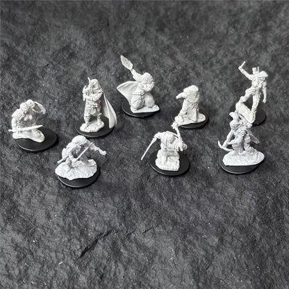 Pathfinder Board Game Dungeons Miniatures Male Elf Human Fighter Dwarf Barbarian Rust Monster Half Orc Role Playing Figures