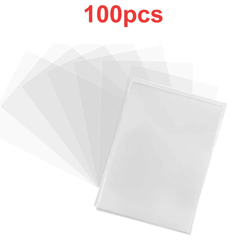 100-1000Pcs Card Sleeves Transparent Playing Cover Clear Protector Cards Holder for Board Game ID Trading Folder Photo Pouch